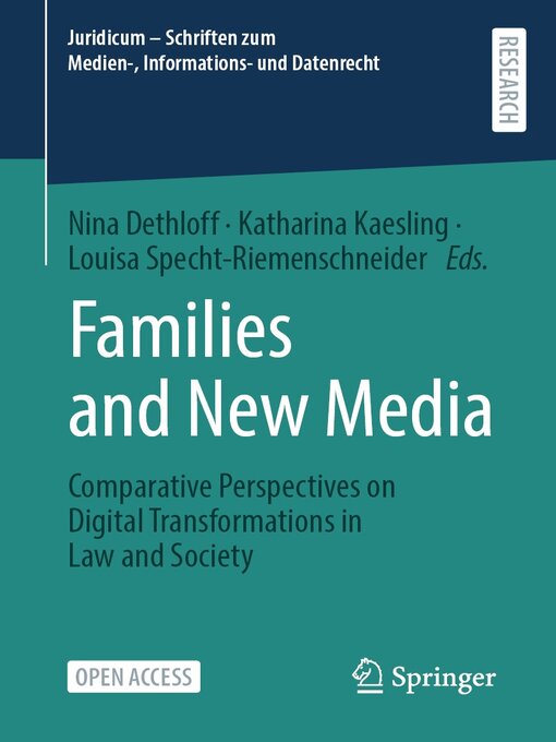 Title details for Families and New Media by Nina Dethloff - Available